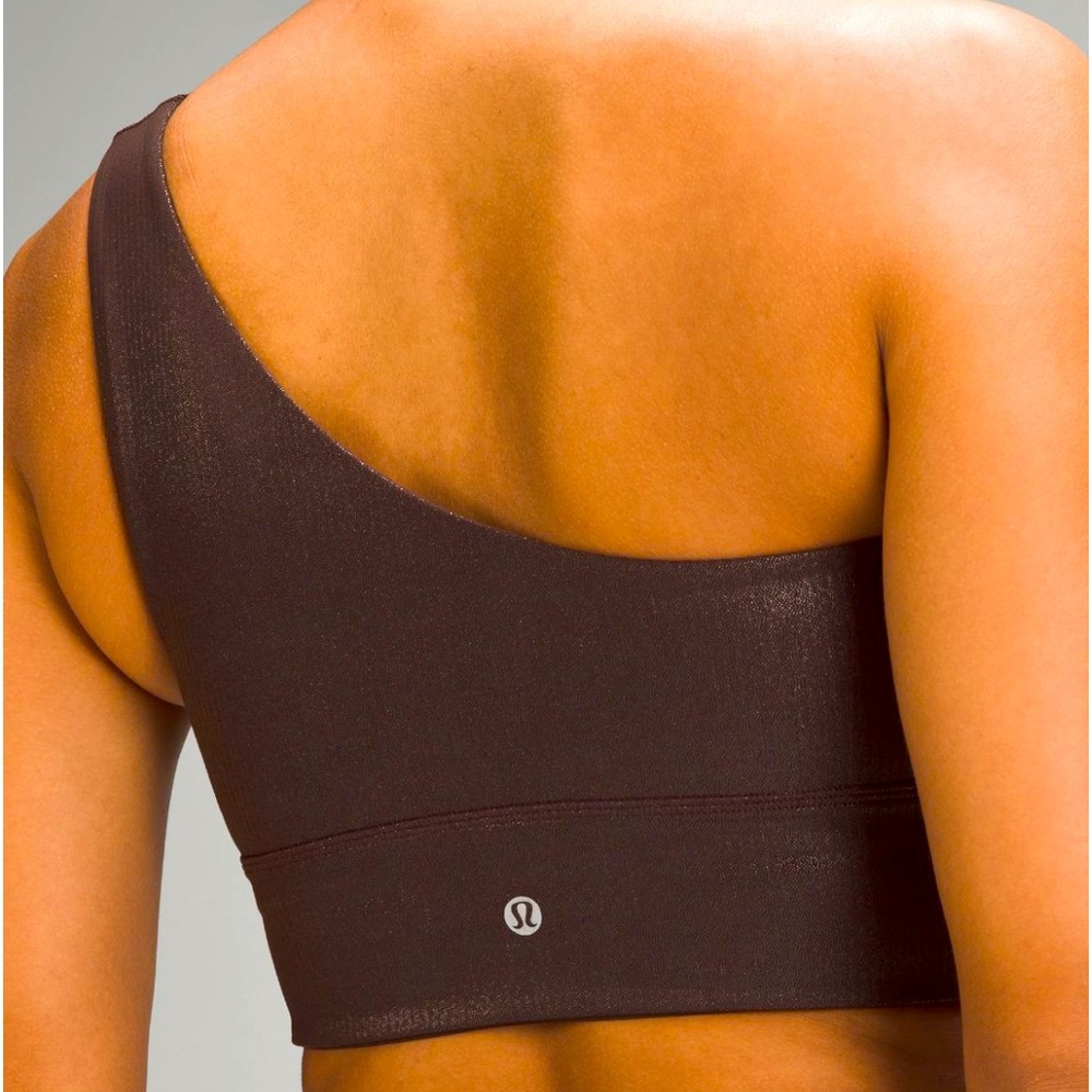 LULULEMON ALIGN ASYM RIB BRA C/D SHINE NWT - Picture 4 of 5